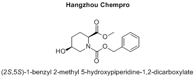 (2S,5S)-1-benzyl 2-methyl 5-hydroxypiperidine-1,2-dicarboxylate