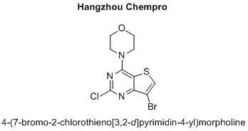 4-(7-bromo-2-chlorothieno[3,2-d]pyrimidin-4-yl)morpholine