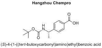 (S)-4-(1-((tert-butoxycarbonyl)amino)ethyl)benzoic acid