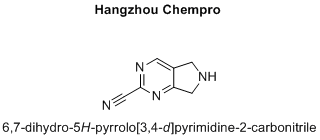 6,7-dihydro-5H-pyrrolo[3,4-d]pyrimidine-2-carbonitrile