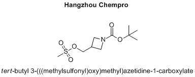 tert-butyl 3-(((methylsulfonyl)oxy)methyl)azetidine-1-carboxylate