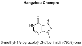 3-methyl-1H-pyrazolo[4,3-d]pyrimidin-7(6H)-one