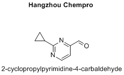 2-cyclopropylpyrimidine-4-carbaldehyde