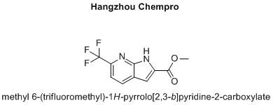 methyl 6-(trifluoromethyl)-1H-pyrrolo[2,3-b]pyridine-2-carboxylate