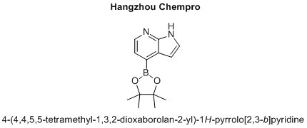4-(4,4,5,5-tetramethyl-1,3,2-dioxaborolan-2-yl)-1H-pyrrolo[2,3-b]pyridine