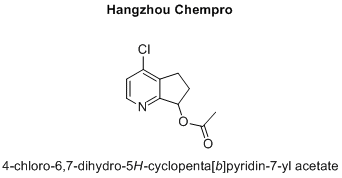 4-chloro-6,7-dihydro-5H-cyclopenta[b]pyridin-7-yl acetate