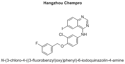 N-(3-chloro-4-((3-fluorobenzyl)oxy)phenyl)-6-iodoquinazolin-4-amine