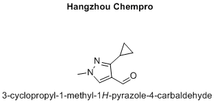 3-cyclopropyl-1-methyl-1H-pyrazole-4-carbaldehyde