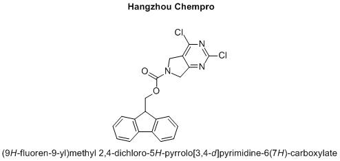 (9H-fluoren-9-yl)methyl 2,4-dichloro-5H-pyrrolo[3,4-d]pyrimidine-6(7H)-carboxylate