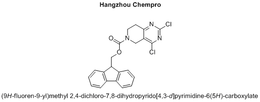 (9H-fluoren-9-yl)methyl 2,4-dichloro-7,8-dihydropyrido[4,3-d]pyrimidine-6(5H)-carboxylate