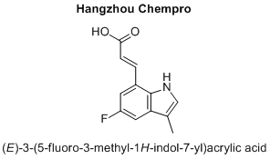 (E)-3-(5-fluoro-3-methyl-1H-indol-7-yl)acrylic acid