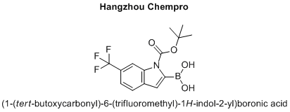 (1-(tert-butoxycarbonyl)-6-(trifluoromethyl)-1H-indol-2-yl)boronic acid