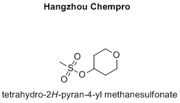 tetrahydro-2H-pyran-4-yl methanesulfonate