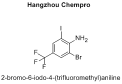2-bromo-6-iodo-4-(trifluoromethyl)aniline