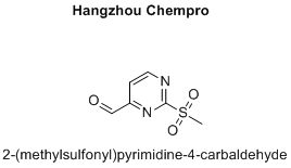 2-(methylsulfonyl)pyrimidine-4-carbaldehyde