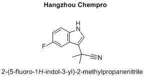 2-(5-fluoro-1H-indol-3-yl)-2-methylpropanenitrile