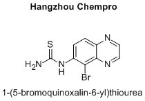 1-(5-bromoquinoxalin-6-yl)thiourea