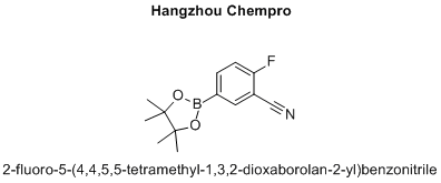 2-fluoro-5-(4,4,5,5-tetramethyl-1,3,2-dioxaborolan-2-yl)benzonitrile