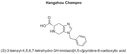 (S)-3-benzyl-4,5,6,7-tetrahydro-3H-imidazo[4,5-c]pyridine-6-carboxylic acid