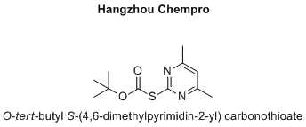 O-tert-butyl S-(4,6-dimethylpyrimidin-2-yl) carbonothioate