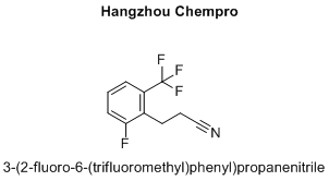 3-(2-fluoro-6-(trifluoromethyl)phenyl)propanenitrile