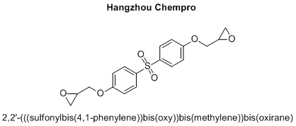 2,2'-(((sulfonylbis(4,1-phenylene))bis(oxy))bis(methylene))bis(oxirane)