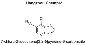 7-chloro-2-iodothieno[3,2-b]pyridine-6-carbonitrile