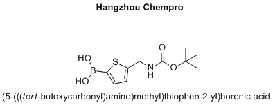 (5-(((tert-butoxycarbonyl)amino)methyl)thiophen-2-yl)boronic acid