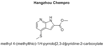methyl 4-(methylthio)-1H-pyrrolo[2,3-b]pyridine-2-carboxylate