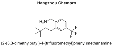 (2-(3,3-dimethylbutyl)-4-(trifluoromethyl)phenyl)methanamine