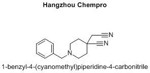 1-benzyl-4-(cyanomethyl)piperidine-4-carbonitrile