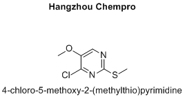4-chloro-5-methoxy-2-(methylthio)pyrimidine