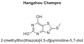 2-(methylthio)thiazolo[4,5-d]pyrimidine-5,7-diol