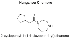 2-cyclopentyl-1-(1,4-diazepan-1-yl)ethanone