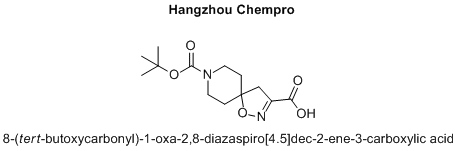 8-(tert-butoxycarbonyl)-1-oxa-2,8-diazaspiro[4.5]dec-2-ene-3-carboxylic acid