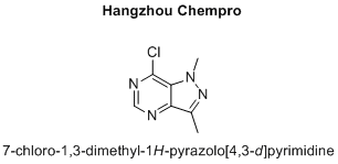 7-chloro-1,3-dimethyl-1H-pyrazolo[4,3-d]pyrimidine