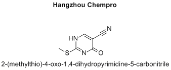 2-(methylthio)-4-oxo-1,4-dihydropyrimidine-5-carbonitrile