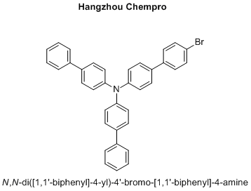 N,N-di([1,1'-biphenyl]-4-yl)-4'-bromo-[1,1'-biphenyl]-4-amine