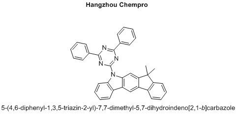 5-(4,6-diphenyl-1,3,5-triazin-2-yl)-7,7-dimethyl-5,7-dihydroindeno[2,1-b]carbazole