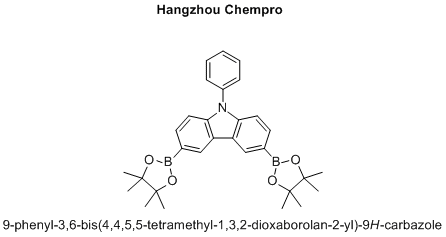 9-phenyl-3,6-bis(4,4,5,5-tetramethyl-1,3,2-dioxaborolan-2-yl)-9H-carbazole