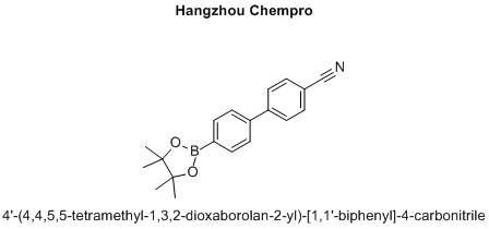 4'-(4,4,5,5-tetramethyl-1,3,2-dioxaborolan-2-yl)-[1,1'-biphenyl]-4-carbonitrile