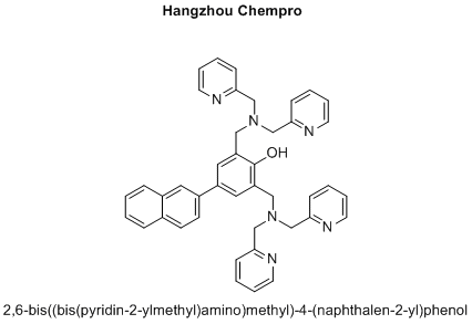 2,6-bis((bis(pyridin-2-ylmethyl)amino)methyl)-4-(naphthalen-2-yl)phenol