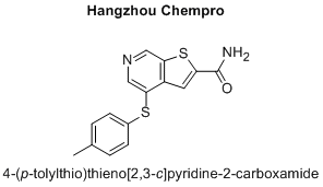 4-(p-tolylthio)thieno[2,3-c]pyridine-2-carboxamide