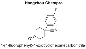 1-(4-fluorophenyl)-4-oxocyclohexanecarbonitrile