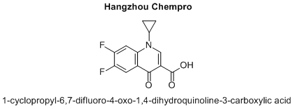1-cyclopropyl-6,7-difluoro-4-oxo-1,4-dihydroquinoline-3-carboxylic acid
