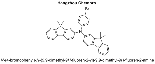 N-(4-bromophenyl)-N-(9,9-dimethyl-9H-fluoren-2-yl)-9,9-dimethyl-9H-fluoren-2-amine