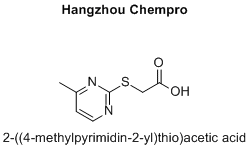 2-((4-methylpyrimidin-2-yl)thio)acetic acid
