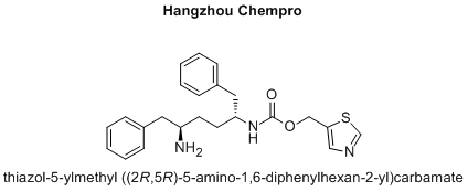 thiazol-5-ylmethyl ((2R,5R)-5-amino-1,6-diphenylhexan-2-yl)carbamate