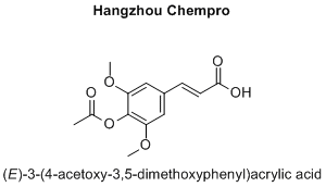 (E)-3-(4-acetoxy-3,5-dimethoxyphenyl)acrylic acid