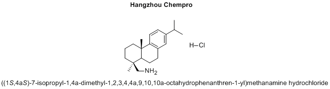 ((1S,4aS)-7-isopropyl-1,4a-dimethyl-1,2,3,4,4a,9,10,10a-octahydrophenanthren-1-yl)methanamine hydrochloride